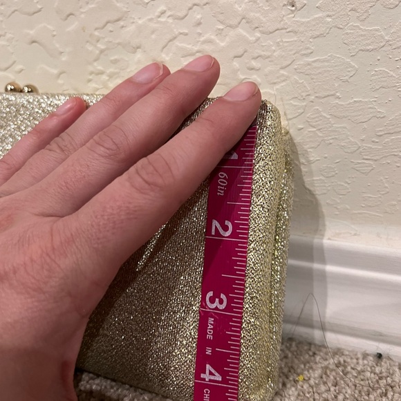 Vintage sparkle gold/silver clutch purse - Picture 2 of 6